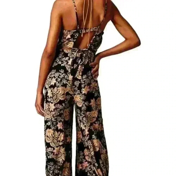 Free People Women's Stand Out Printed One-Piece, Black Combo,NWT - Picture 3 of 6